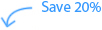 Save 20%